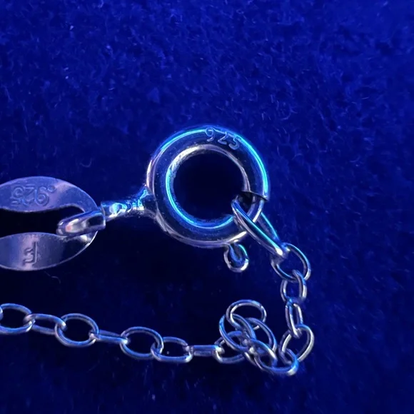 Diamond Classics Sterling Silver and Rose Gold Plated Double Heart Necklace - Picture 7 of 13